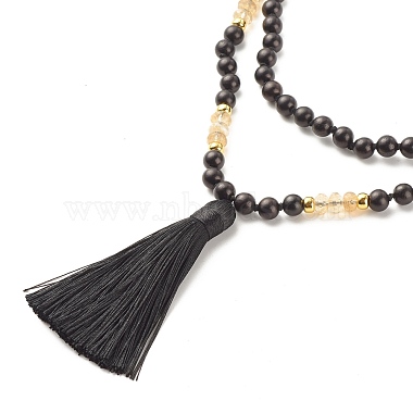 Black Wood Necklaces