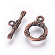 Tibetan Style Alloy Toggle Clasps(PALLOY-L214-11R-NF)-2