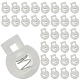50Pcs PP Plastic Iron Spring Cord Locks(KY-CN0002-36A)-1