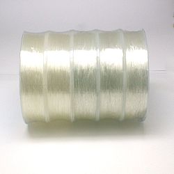 Korean Elastic Crystal Thread, DIY Jewelry Beading Stretch Cord Findings, Clear, 0.7mm, about 61.24 yards(56m)/roll(OCOR-I002-0.7mm)