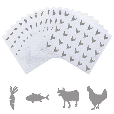 Silver Paper Stickers