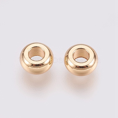 Brass Spacer Beads(X-KK-R058-086G)-2