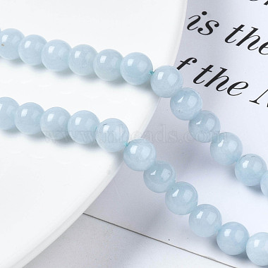 Cordes de perles de calcédoine naturelles(X-G-S333-6mm-004)-4