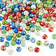 Picasso Backfarbe Glas Rocailles Perlen(SEED-TA0001-61B)-2