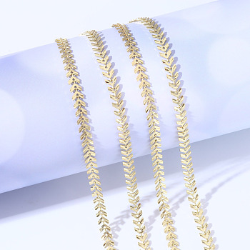 Brass Cobs Chain, Long-Lasting Plated, Soldered, Textured, Light Gold, 6.5x6.5x0.6mm, 1m/Bag