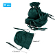 Velvet Jewelry Bags with Drawstring & Plastic Imitation Pearl(TP-NB0001-20B)-2
