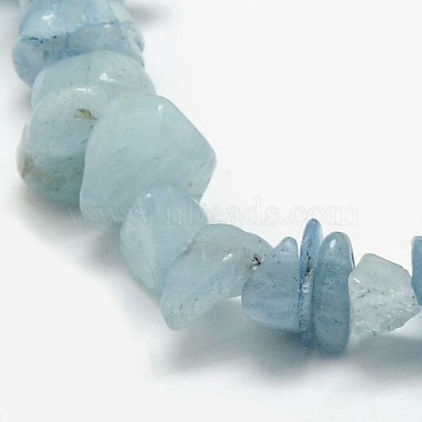 Natural Aquamarine Chip Beads Strands(X-G-L154-19)-2