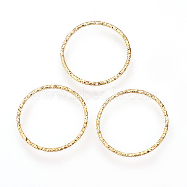 Real Gold Plated Ring Brass Linking Rings