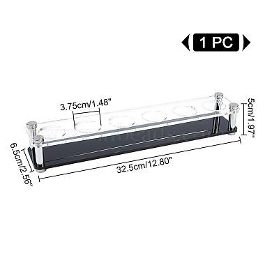 Акриловые держатели для рюмок с 6 отверстием(ODIS-WH0038-75A)-2