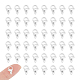 50Pcs 304 Stainless Steel Lobster Claw Clasps(STAS-UN0050-09)-1