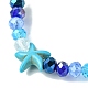 Electroplated Glass Beaded Stretch Bracelets(BJEW-JB10900)-4