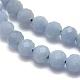 Natural Angelite Beads Strands(G-O171-08-4mm)-3