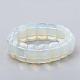 Bracelets élastiques en perles opalite(BJEW-S137-23)-1