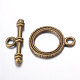 Tibetan Style Alloy Ring Toggle Clasps(PALLOY-J589-51AB-NF)-1