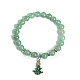 Bracelets extensibles en aventurine verte naturelle(PW-WG72984-09)-1