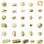 30Pcs 30 Styles Handmade Porcelain Beads, Fancy Antique Glazed Porcelain, Mixed Shapes, 8~30x7~20x5.5~13mm, Hole: 1.8~4mm, 1pc/style(PORC-CJ0001-27)