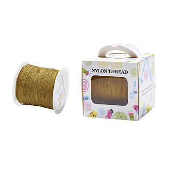 Nylon Thread, Goldenrod, 0.5mm, about 147.64yards/roll(135m/roll)