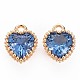 Brass Micro Pave Cubic Zirconia Charms(KK-S356-773D)-1