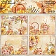 8 Sheets A5 Autumn Pumpkin Scrapbook Paper Pads(PW-WG62293-01)-3