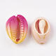 Spray Painted Natural Cowrie Shell Beads(X-SHEL-S274-01B)-2