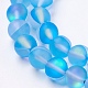 Chapelets de perles en pierre de lune synthétique(G-K280-02-8mm-09)-3
