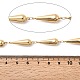 304 Stainless Steel Teardrop Link Chains(STAS-L306-04G)-2