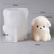 Jelly DIY Food Grade Silicone Mold, Resin Casting Molds, for UV Resin, Epoxy Resin Craft Making, Dog, 84x98x95mm, Inner Diameter: 77x86x92mm(PW-WG14946-06)