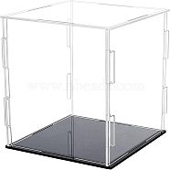 Acrylic Display Box, for Model Toy Display, Clear, 11x11x0.2cm(ODIS-WH0005-77)