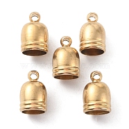 Brass Cord Ends, End Caps, Cone, Raw(Unplated), 12x8mm, Hole: 1.6mm, Inner Diameter: 7mm(KK-WH0079-48C-G)