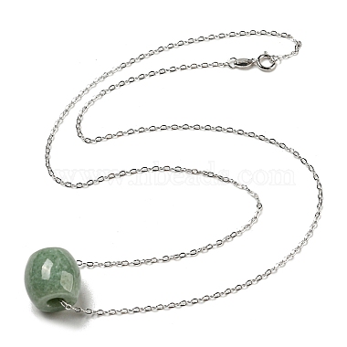 colliers pendentifs en perles de jadéite naturelles(NJEW-H026-01P)-2