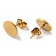 PVD Vacuum Plating 304 Stainless Steel Stud Earrings(EJEW-Z040-14G)-2