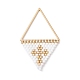 Handmade Japanese Seed Beads Pendants(PALLOY-MZ00136-02)-1