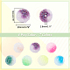 Elite 28Pcs 7 Colors  Frosted Acrylic Beads(MACR-PH0002-19)-2