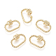 Brass Screw Carabiner Lock Charm(KK-D159-12G)-1