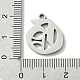 201 Stainless Steel Pendants(STAS-B055-01P-O)-3