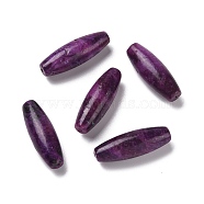 Natural Kunzite Beads, Drum, 35~36x12mm, Hole: 1.4~1.6mm(G-Q017-02)