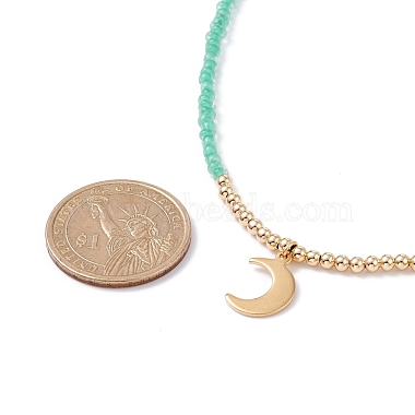 Набор ожерелий с подвесками в виде звезд и луны для девочек-подростков(NJEW-JN03738-03)-8
