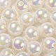 UVメッキレインボー虹色アクリルビーズ(OACR-F004-04D)-1