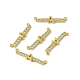 Rack Plating Brass Micro Pave Clear Cubic Zirconia Connector Charms(KK-C007-37G-A)-1