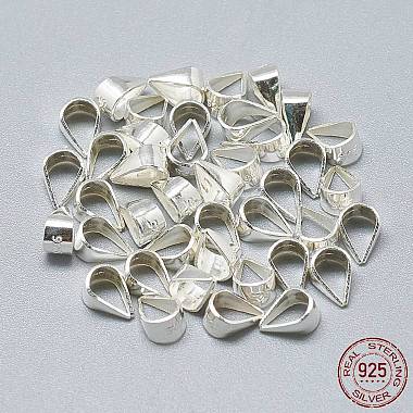 925 Sterling Silver Snap on Bails(X-STER-T002-216S)-4