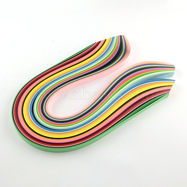 Rectangle 36 Colors Quilling Paper Strips(DIY-R041-06)-5