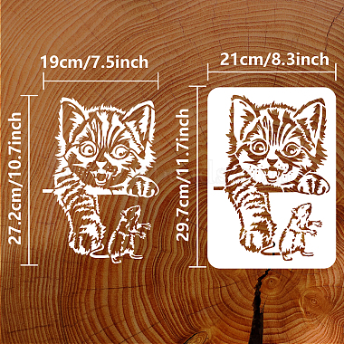 Plastic Drawing Painting Stencils Templates(DIY-WH0396-530)-2