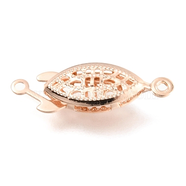 Rose Gold Horse Eye 304 Stainless Steel Box Clasps