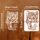 Plastic Drawing Painting Stencils Templates(DIY-WH0396-530)-2