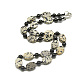 Natural Dalmatian Jasper Beaded Necklaces(NJEW-S401-26)-1