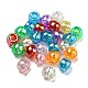 Transparent Acrylic AB Colors European Beads(KY-T025-02-I)-1