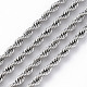 304 colliers de chaîne de corde en acier inoxydable pour hommes femmes(NJEW-T012-03-66-S-01)-1