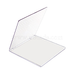 DIY Acrylic Stamping Tool, Perfect Positioning Stamping, with Clear Stamps Scrapbook Craft, for Card Making Scrapbooking, Clear, 157x151x7mm(AJEW-PH0017-56-WH)