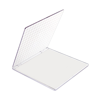 DIY Acrylic Stamping Tool, Perfect Positioning Stamping, with Clear Stamps Scrapbook Craft, for Card Making Scrapbooking, Clear, 157x151x7mm