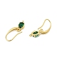 Brass Micro Pave Cubic Zirconia Earring Hooks(KK-Z154-11G)-2